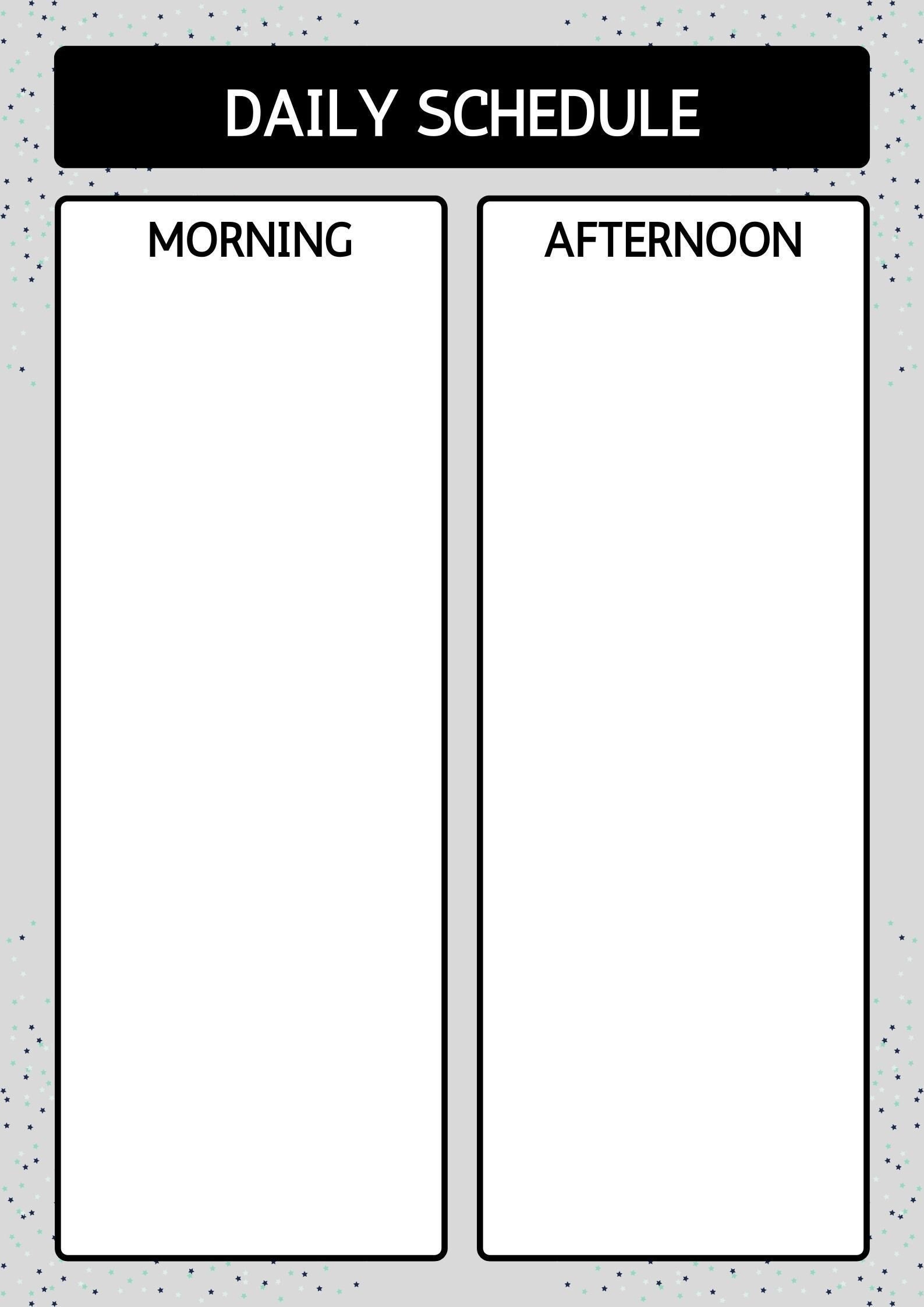 A4 ADHD Autism ASD Visual Planner, Routine Scheduler, Visual Timetable ...