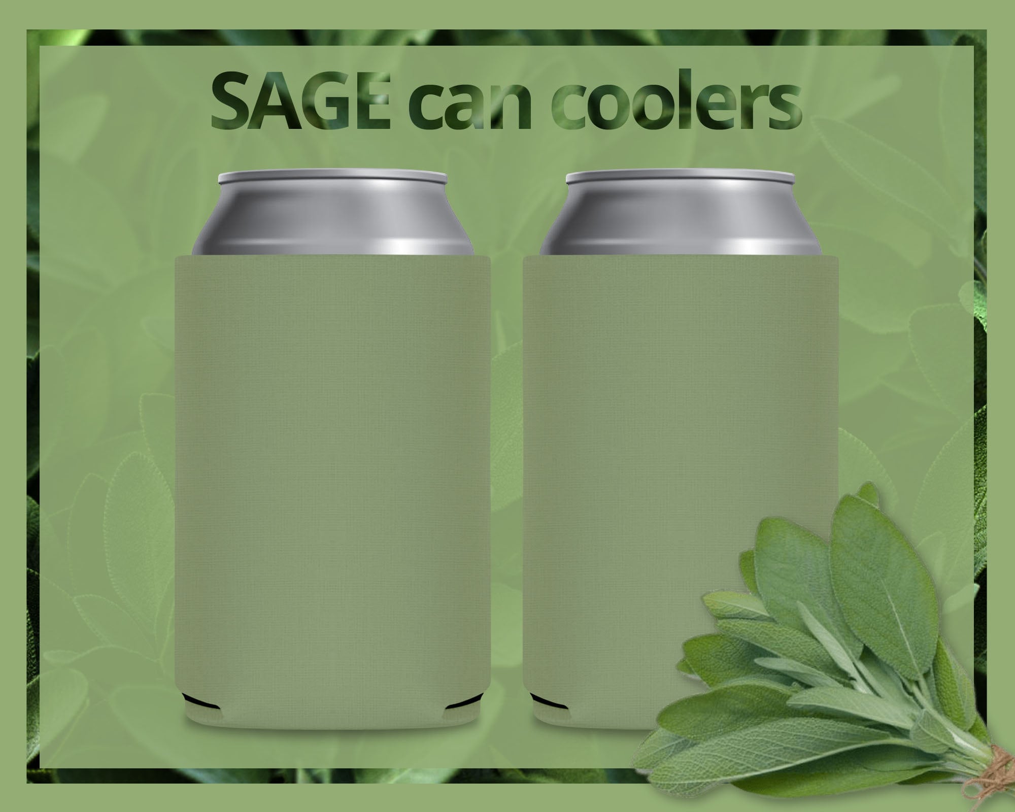 Sublimation Can Cooler Linen 12 oz - Blank Can Hugger - 30% Off