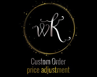Custom Price Adjustment Listing - Easy Product Pricing Update for Etsy Customers