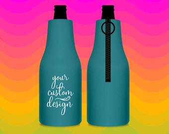 Personalized Zippered Bottle Cooler – Custom Party Favors