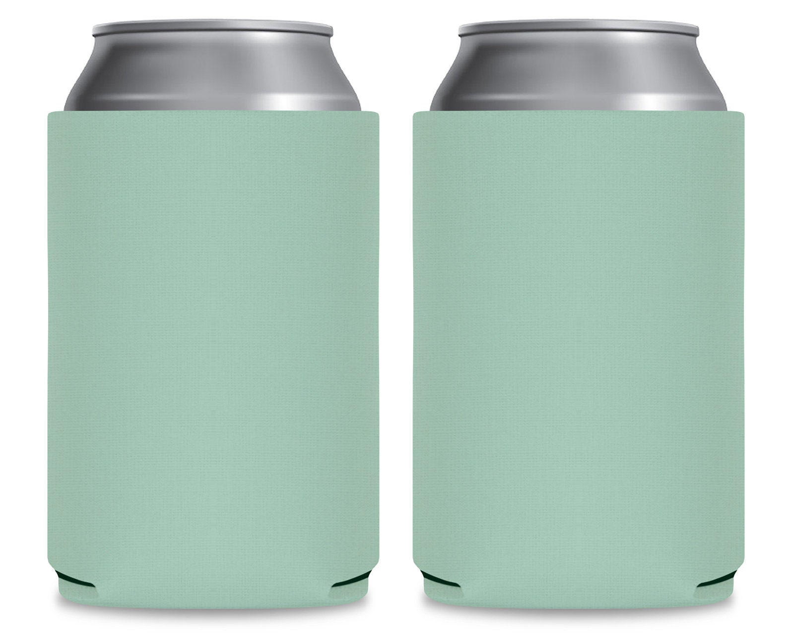 Blank Can Coolers Mint Blank Coolers Green Can Holders Etsy