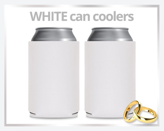 White Car Beer Insulator
