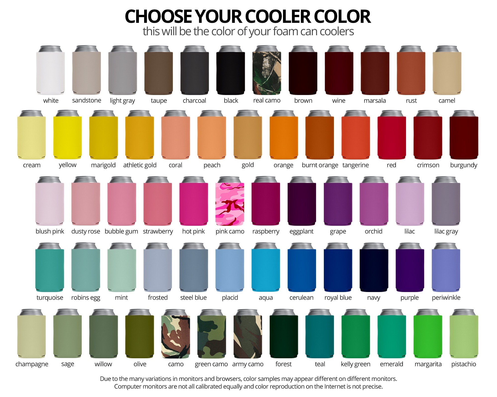 Blank Can Coolers Sage Green Blank Coolers Green Can Coolers Etsy