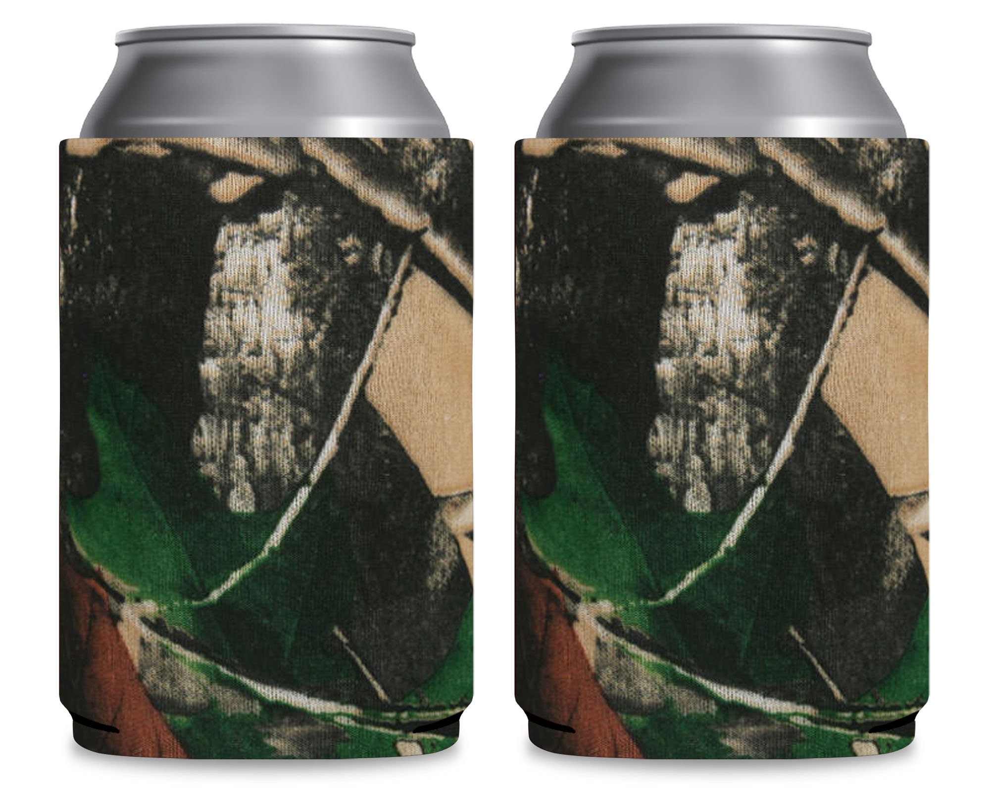 Camouflage Pink - Plain Koozie or Can cooler - Texas Rhinestone