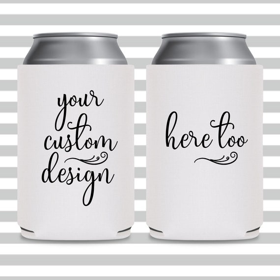 Custom Printed 24 oz. Can Coolers in Camo - Qty: 50