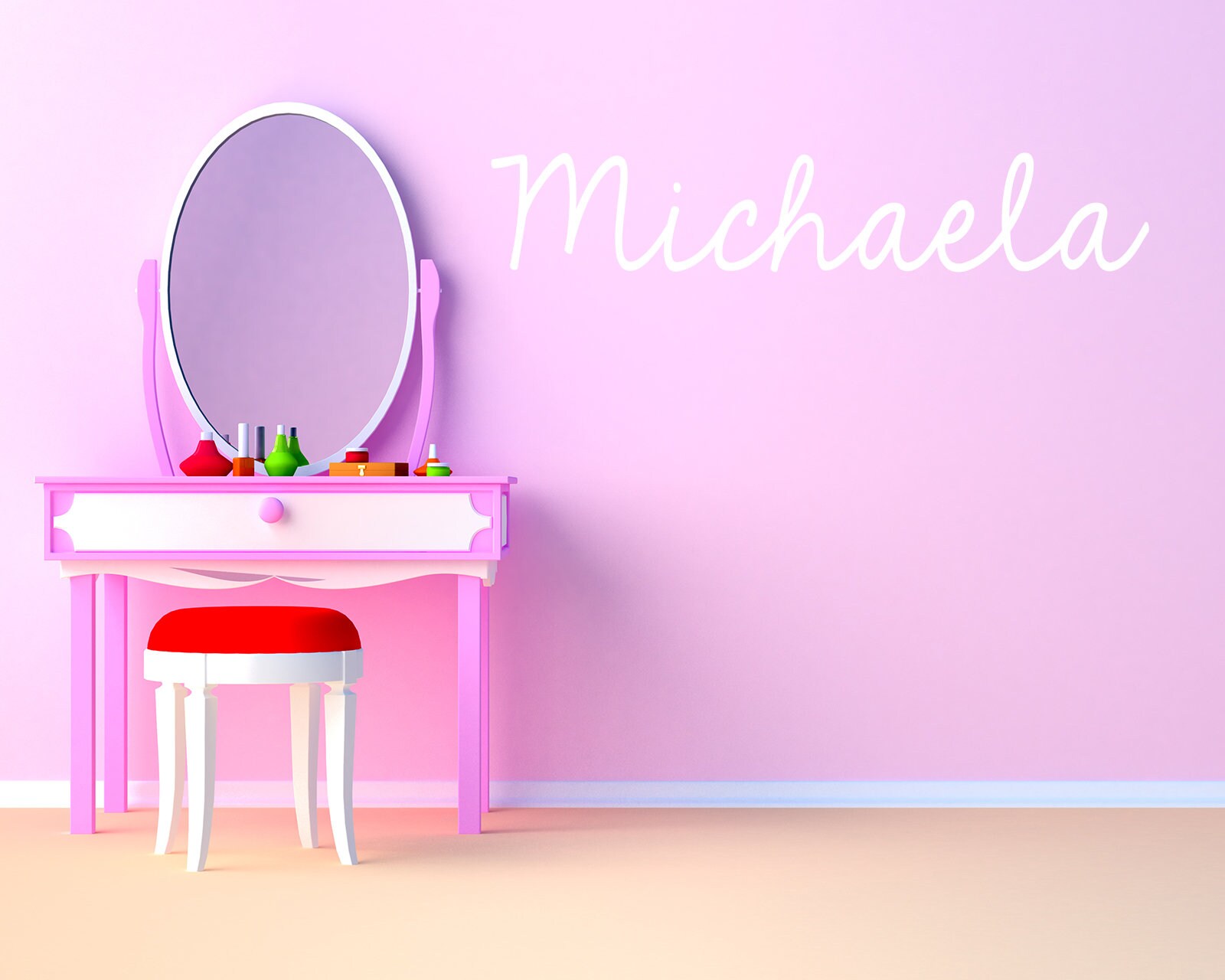 Vinyl Name Decal Name or Word Vinyl Art Wall Decal Coffee Mug Etsy