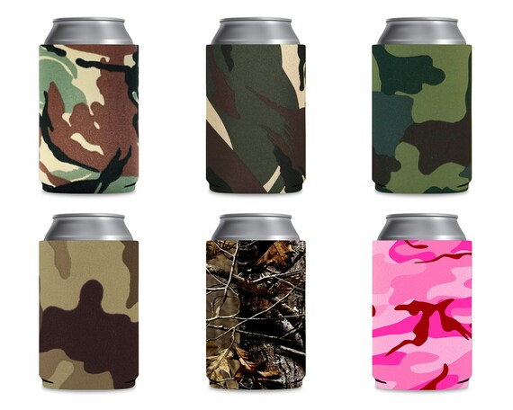 blank camo koozies