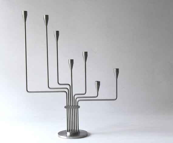 Piet Hein Candlelabra, Bear Candlestick Holder. Karlsvognen