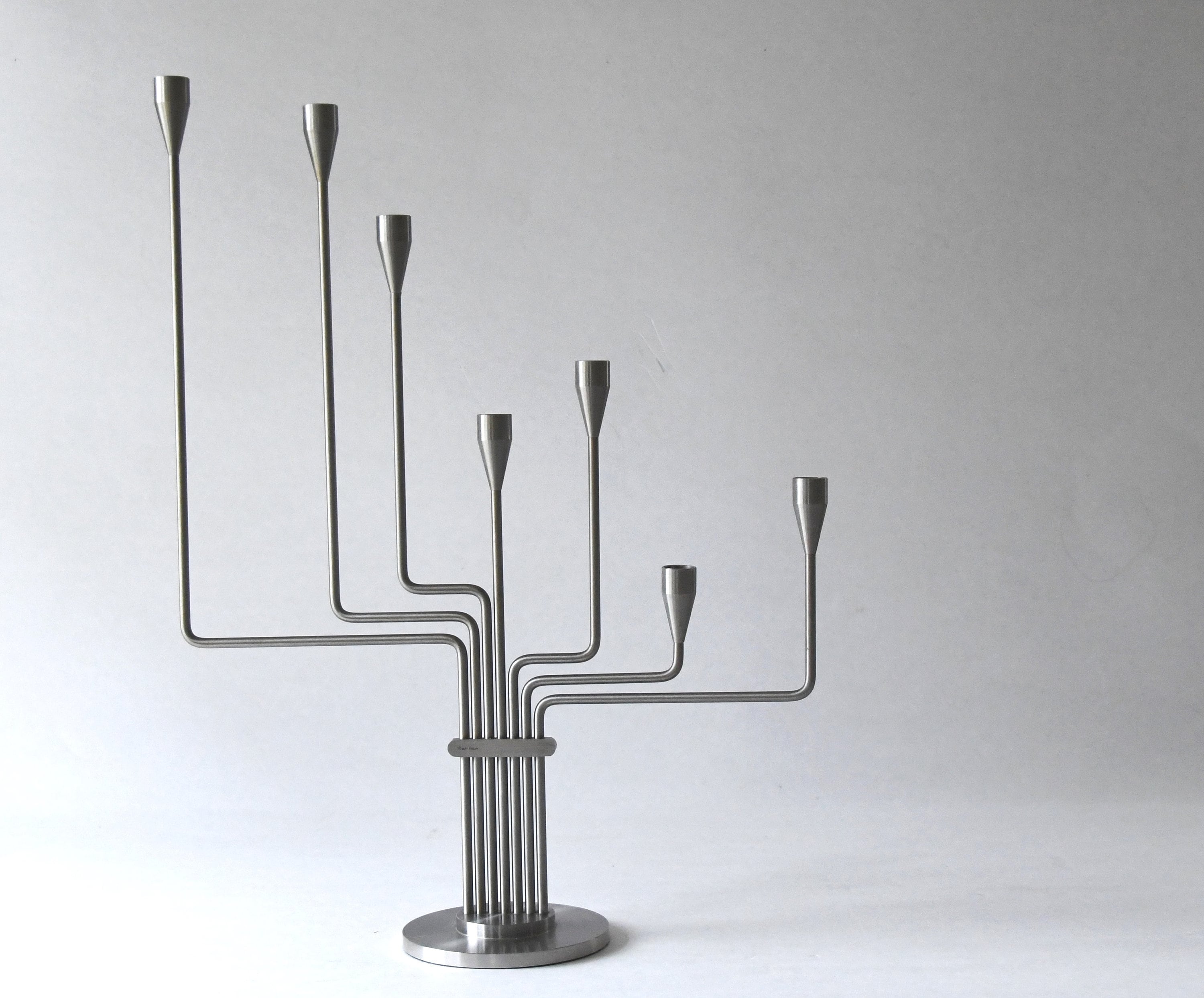 Piet Hein Candlelabra, Bear Candlestick Holder. Karlsvognen. Vintage Scandinavian Modernist Design 1980S