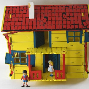 Pippi Longstocking House. Astrid Lindgren Collectible Vintage Toy. Swedish Kids room decor image 4