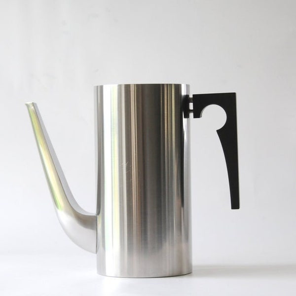 Arne Jacobsen CoffeePot Stelton Cylinda Line. Vintage AJ Scandinavian Mid Century Modern. Modernist Design 1960s