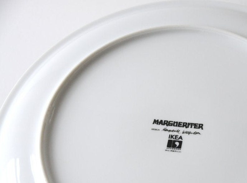 IKEA Salad Plates. Two Vintage Daisy Plates by Marguerite Etsy