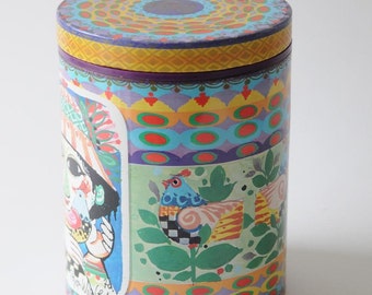 Bjørn Wiinblad IRMA Coffee Tin, Danish Mid-century Modern