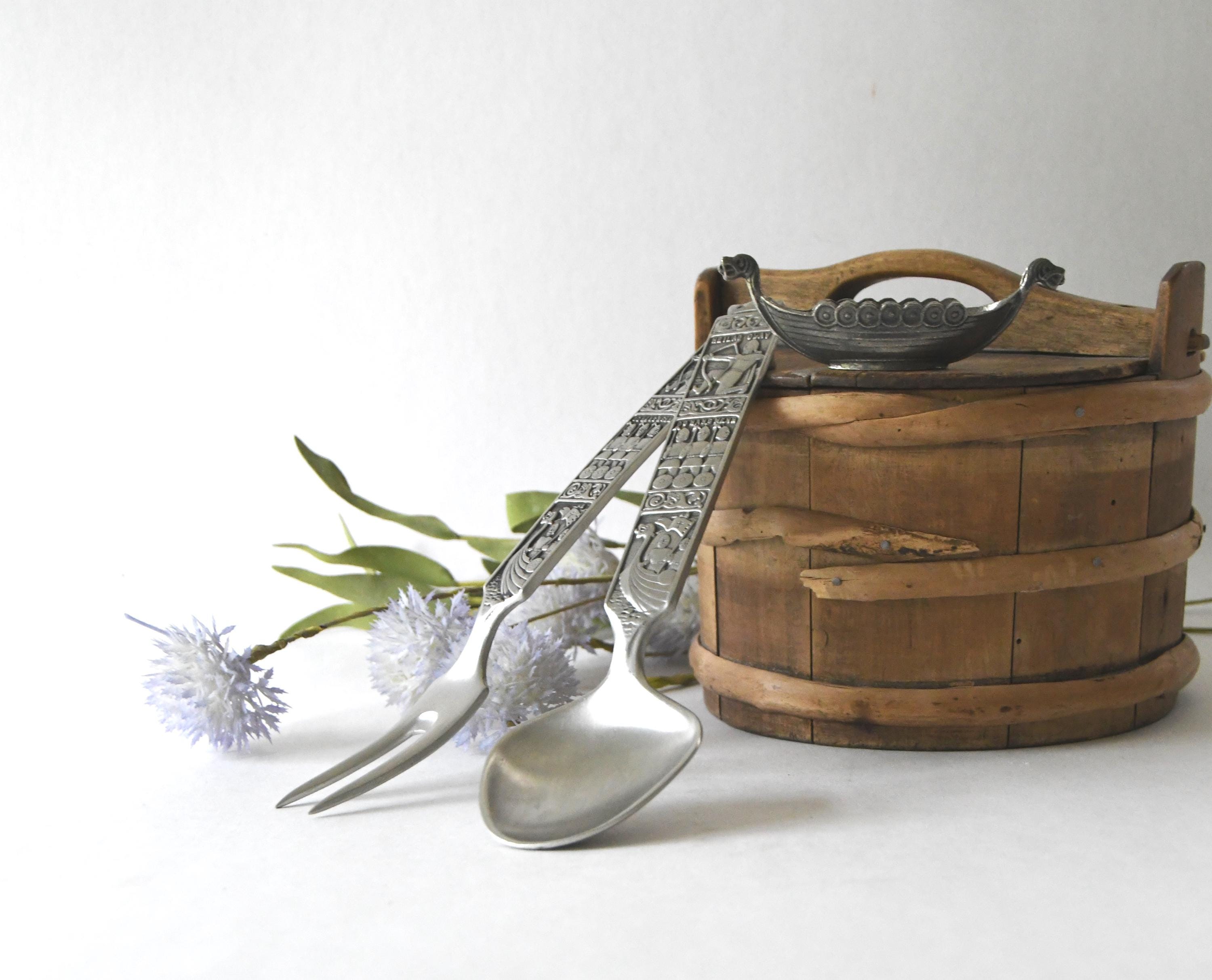 Konge Tinn Norwegian Pewter Flatware - Etsy