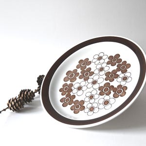 Rörstrand Sweden. Dinner Plate ANEMON by Marianne Westman. Collectible Retro Tableware. MCM Scandinavian Design