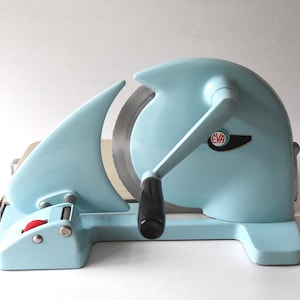 Danish All Purpose Slicer. EVA Denmark Breadslicer. Vintage Industrial Kitchen Design. Danish Pastel 1950s - Mid Century Modern