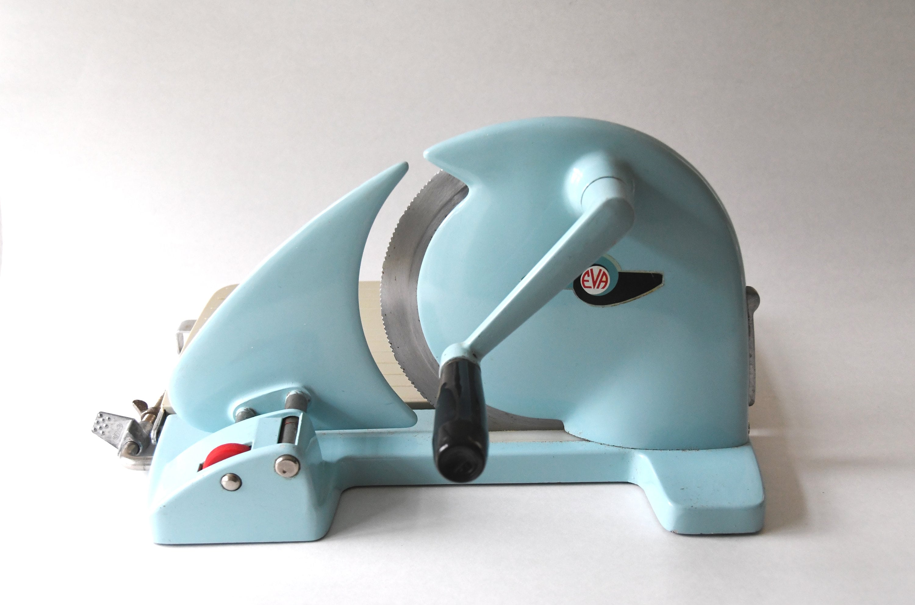 Danish All Purpose Slicer. EVA Denmark Breadslicer. Vintage Industrial Kitchen Design. Danish Pastel 1950s - Mid Century Modern