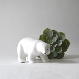 Arabia Finland. Polar Bear by Richard Lindh. White Modernist