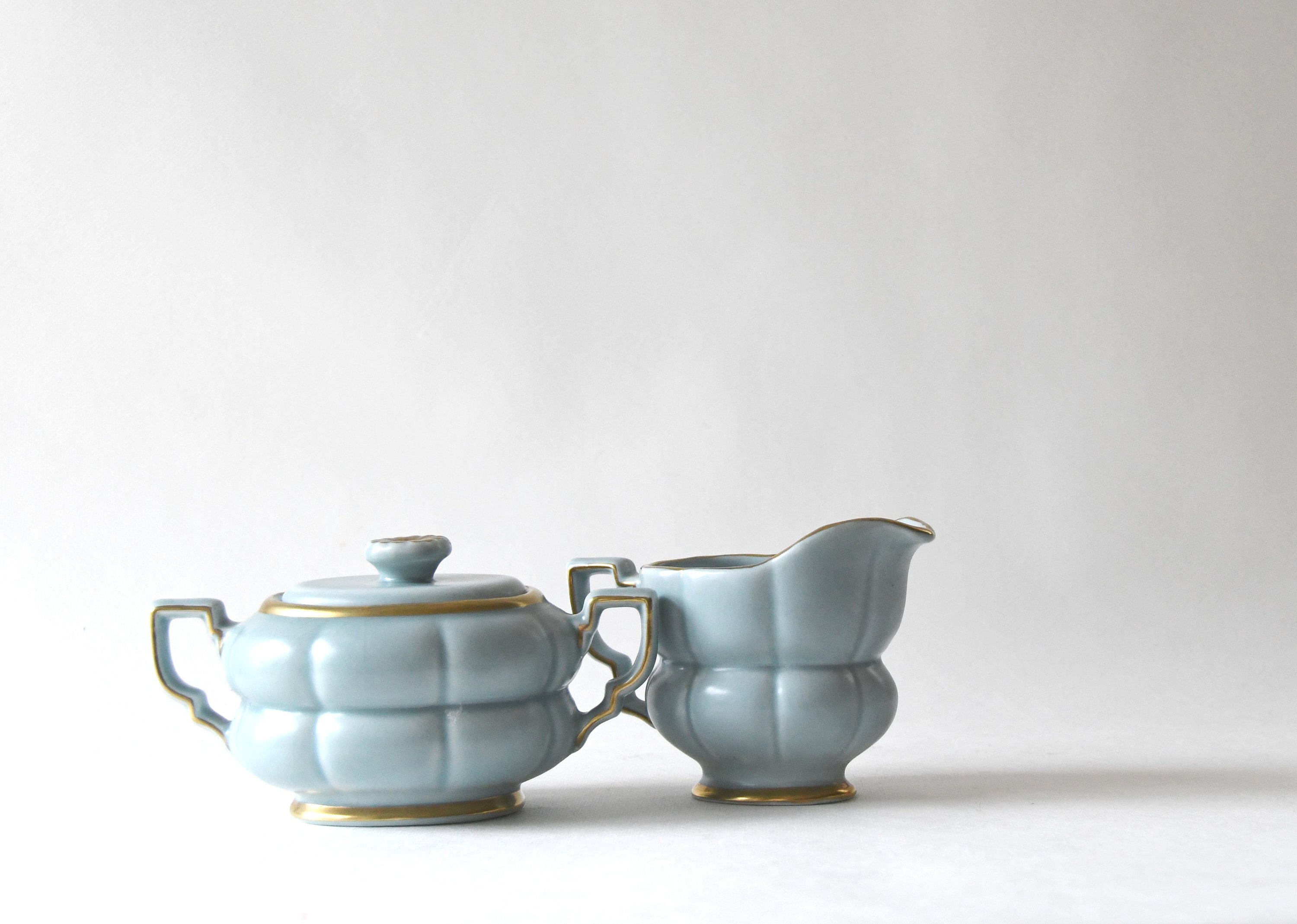 Gefle Sweden. Art Deco Tea Service Set by Percy for Upsala-ekeby