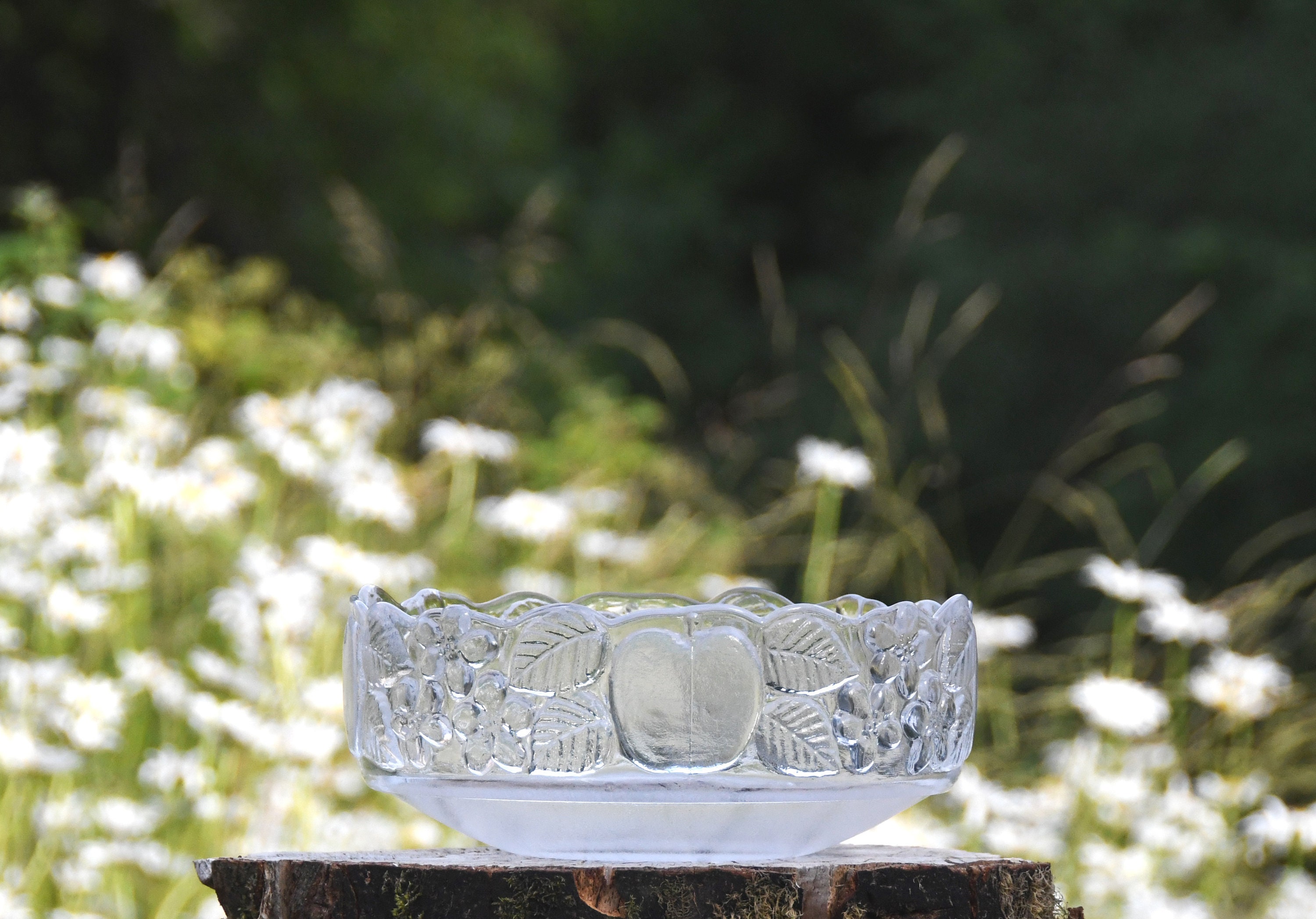  Krona Lisa Larson クリスタルボウル フルーツ Lisa Larson Crystal Bowl, Fruit & Berries Design, Royal Krona