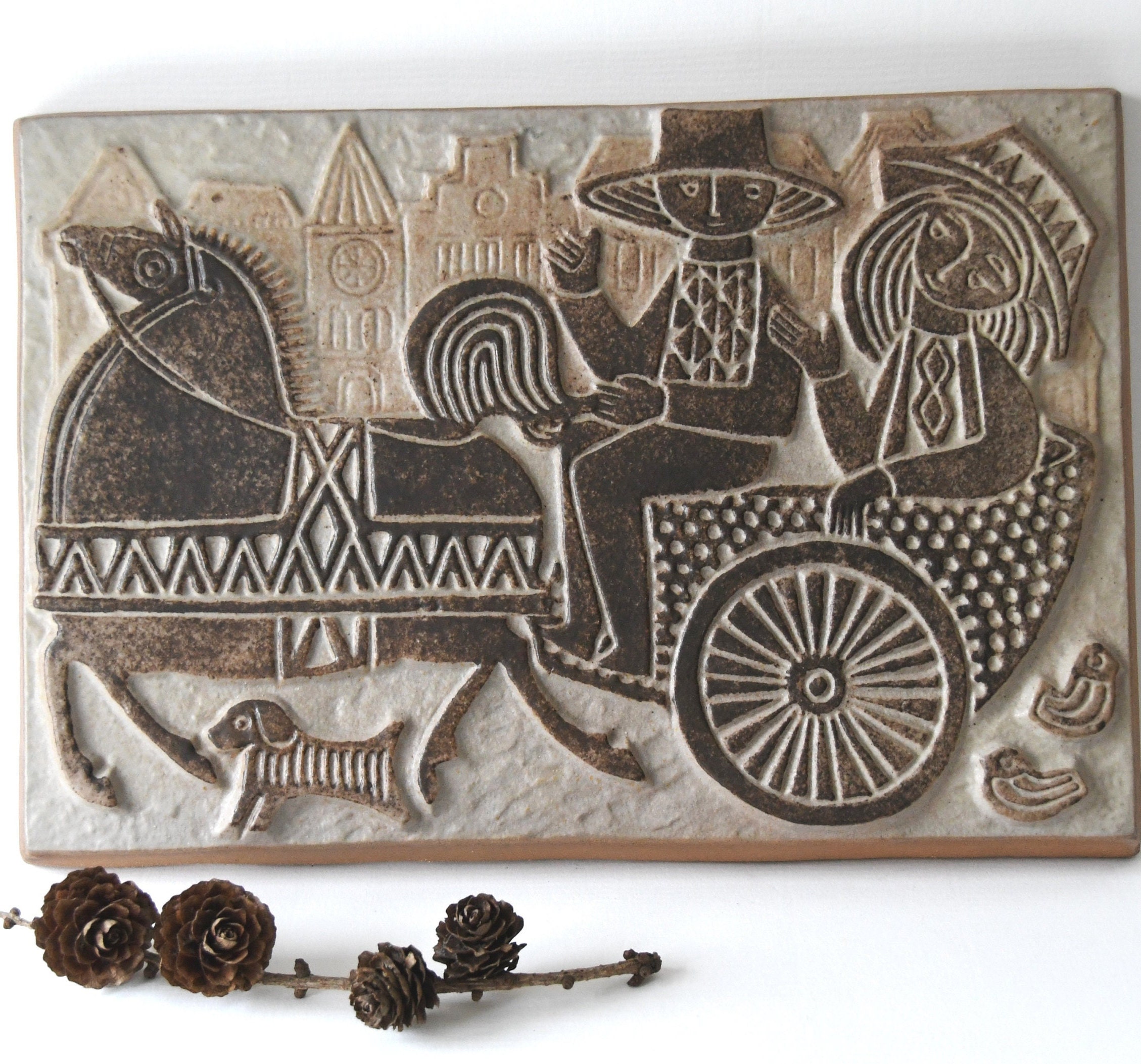 Wall Hanging by Marianne Starck. Michael Andersen, Denmark