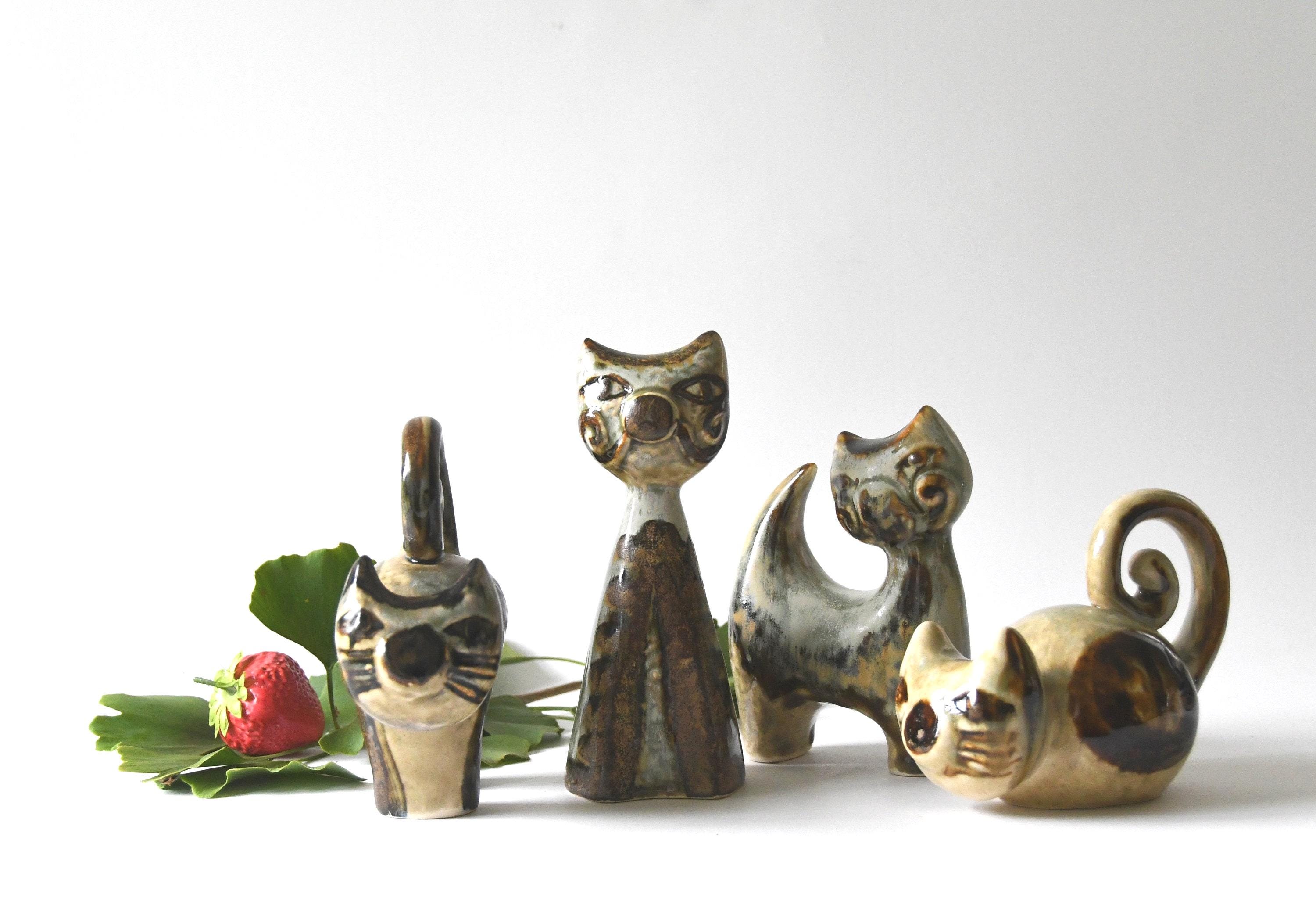 soholm スーホルム 猫 置物 3体セット まとめ売り Soholm(スーホルム