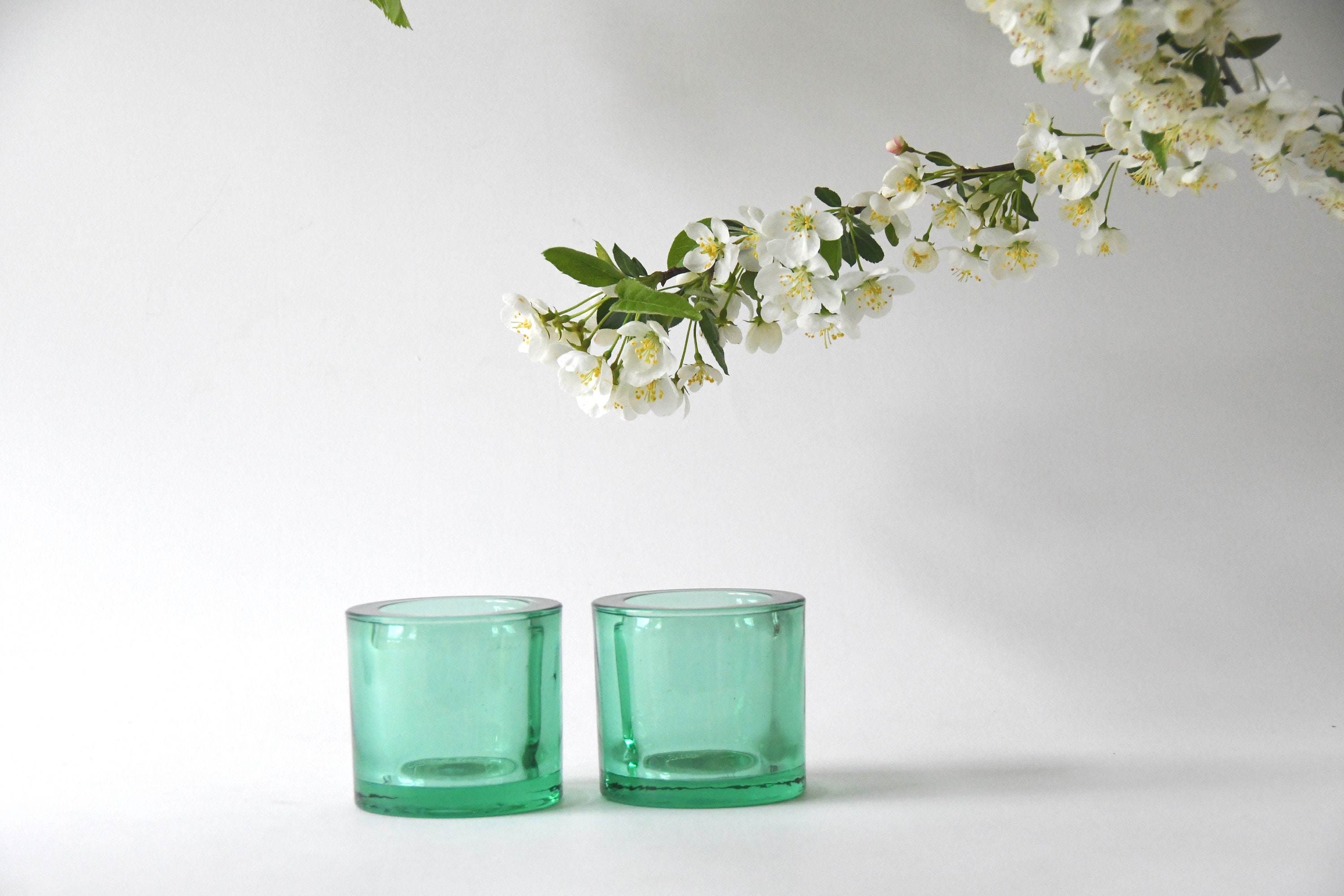 Iittala Marimekko KIVI Glass Votive, Lovely Crystal Glass Light