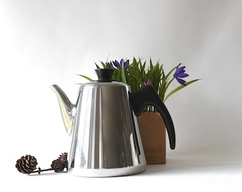 Vintage Kockums Moderna Kok Stainless Steel Kettle by Sigvard
