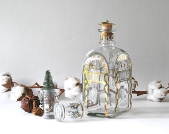 ホルムガード クリスマスリキュールガラスボトル 2001年。デザイン