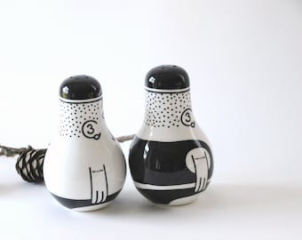 Friends From Copenhagen. Salt and Pepper Shakers. Danish Modern