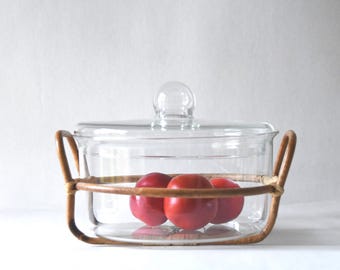 Modern Scandinavian Kitchenware. HOT POT Bodum. Retro Glass Pot. Vintage Kitchenalia - Bohemian modern