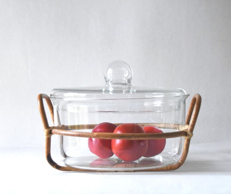 Modern Scandinavian Kitchenware. HOT POT Bodum. Retro Glass Pot. Vintage Kitchenalia