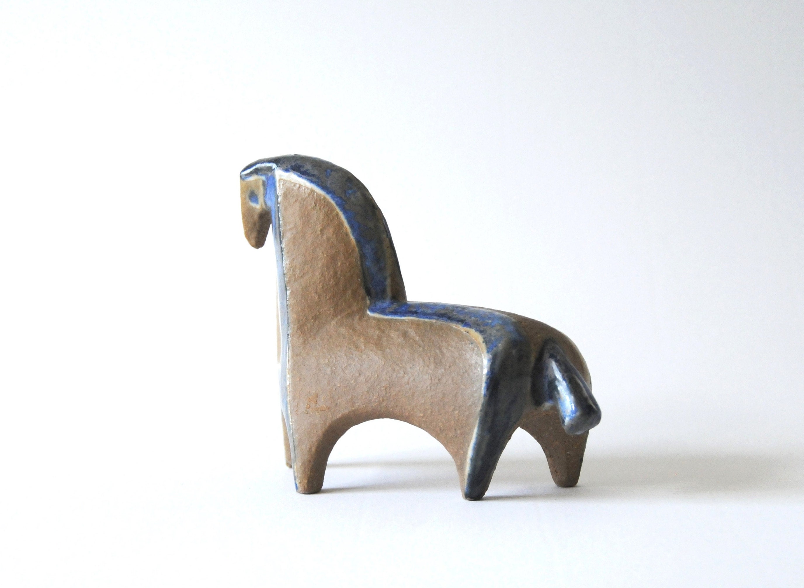 Lisa Larson Gustavsberg Sweden, Horse Figurine Little Zoo 1955