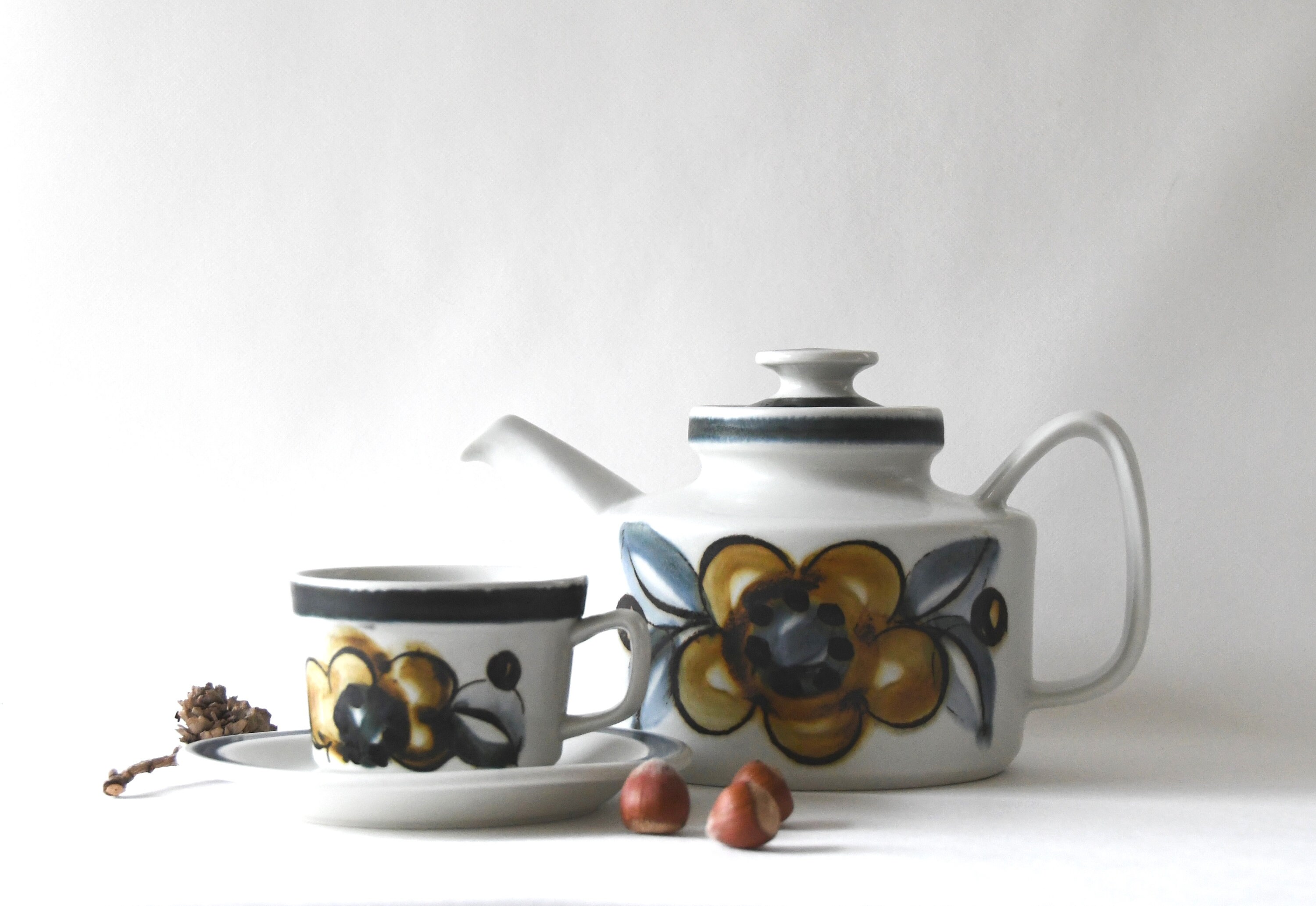 ノルウェーのティーポット。インガー・ワーゲ作、スタヴァンゲル