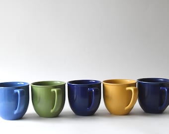 Höganäs Tea mug. Rustic Stoneware Cups. Tea Mugs CLUB by Örjan Johansson. Hoganas Sweden