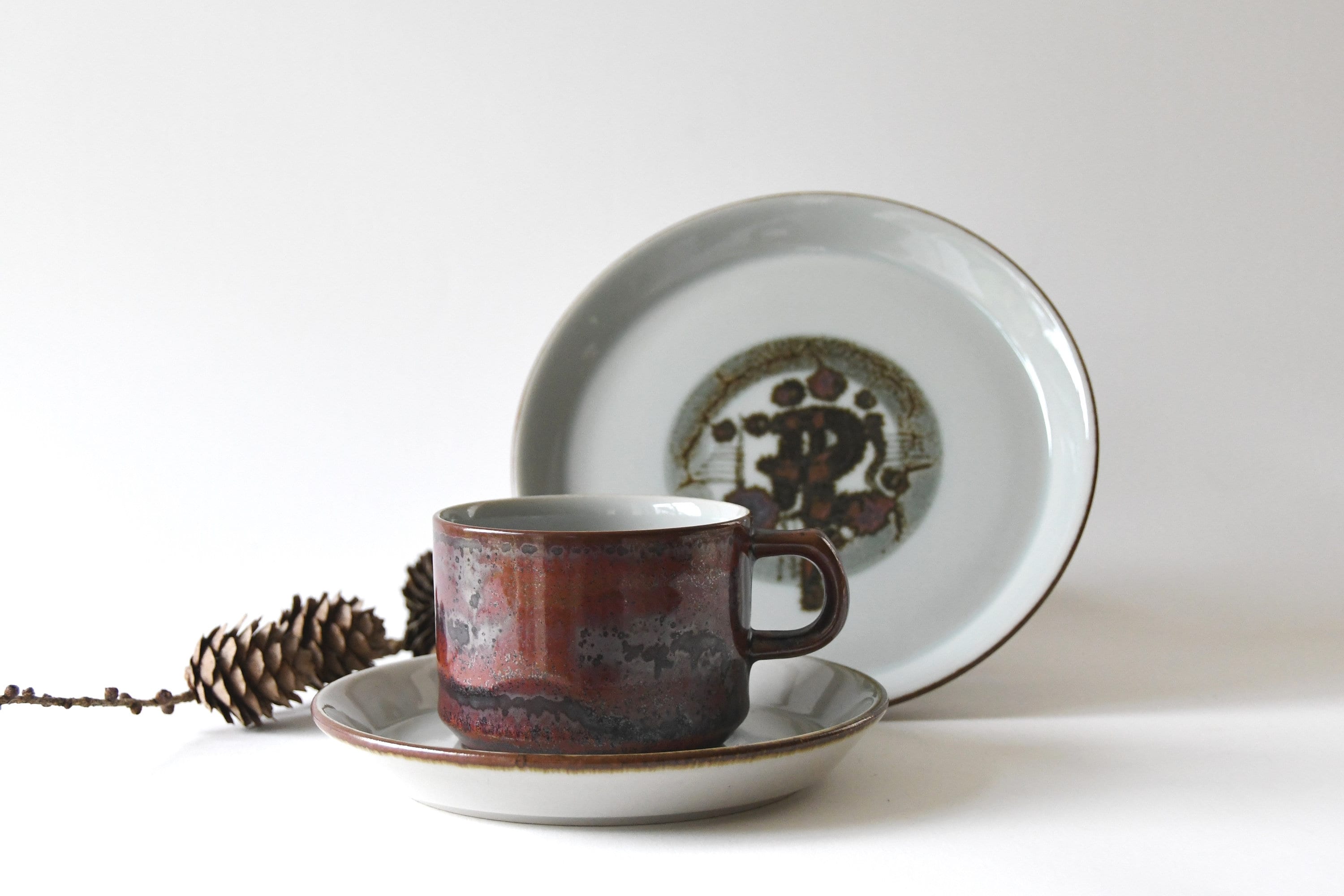 Cup Saucer and Plate, Danish Modern Tea Trio. THULE by Desiree 