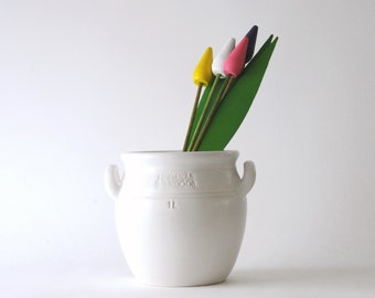 Höganäs Keramik/hoganas. Set of Two Ceramic/stoneware Pickle Jars