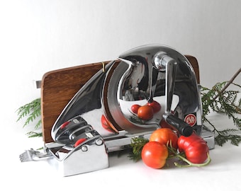 Dänische Allesschneider. EVA Denmark Brotschneider. Vintage Industrielles Küchendesign. Dänisch MCM