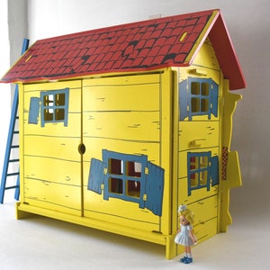 Pippi Longstocking House. Astrid Lindgren Collectible Vintage Toy. Swedish Kids room decor image 6