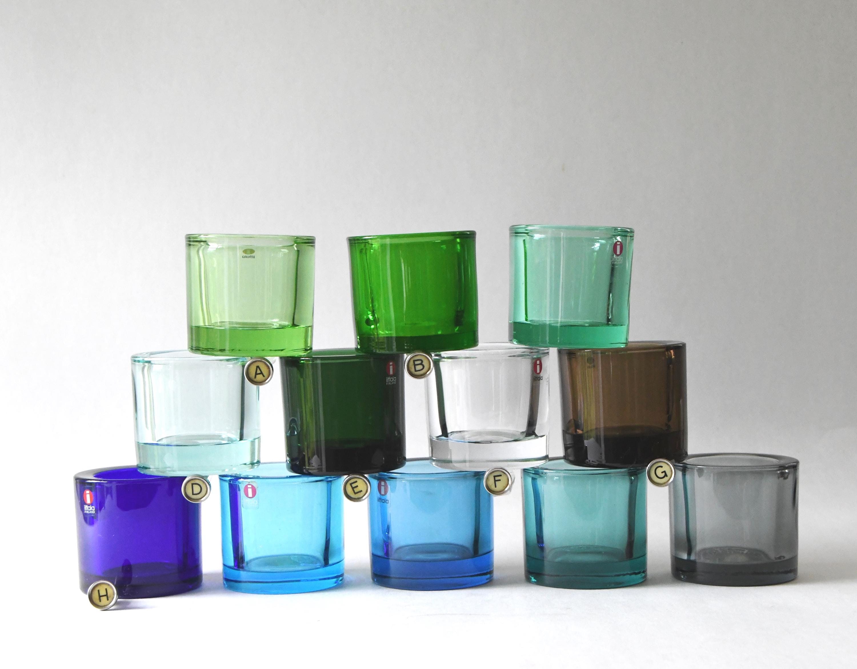 Iittala Marimekko. Kivi Glass Votive Candleholder 12 Colors