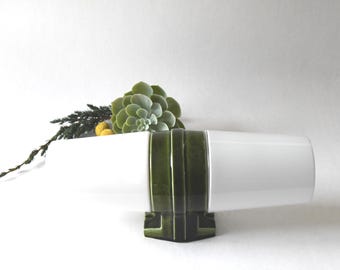 Sigvard Bernadotte for IFÖ. Bathroom Lamp. Large Double 6065 Green. Scandinavian lighting