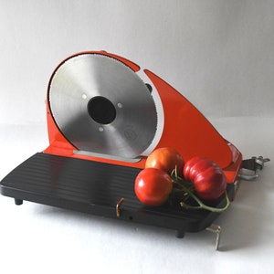 Danish All Purpose Slicer. EVA Denmark Breadslicer. Vintage Industrial Kitchen Design. Danish mid century modern Decor image 7