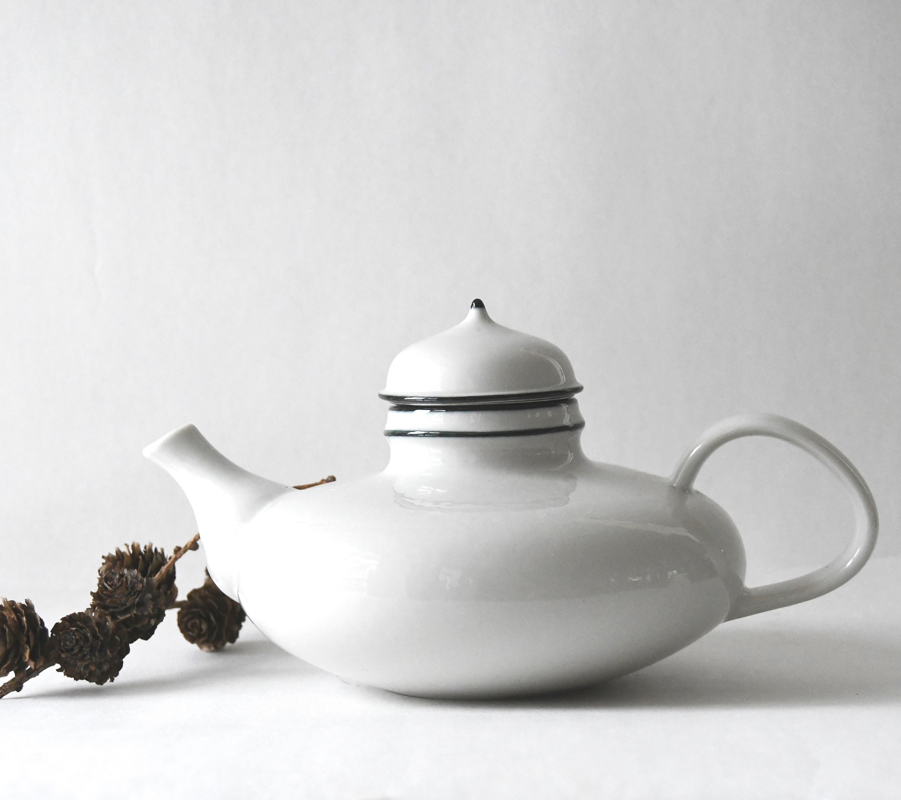 希少 北欧  ⁄ Inger Persson トリのオブジェ Inger Persson POP Teapot With Infuser. Rörstrand 1968
