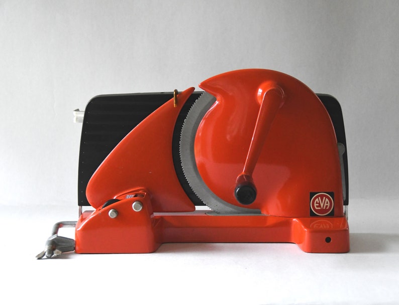 Danish All Purpose Slicer. EVA Denmark Breadslicer. Vintage Industrial Kitchen Design. Danish mid century modern Decor image 2