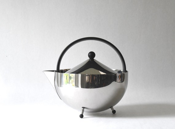 【廃番】bodum ボダムNAOKO ティーポット　ステンレス Naoko Metal Tea Pot By Carsten Jorgensen For Bodum