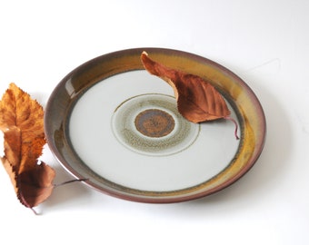 Scandinavian modern plate. DISKOS by Desiree Denmark. Mid Century Modern Stoneware. Désirée Lunch plate. Danish design