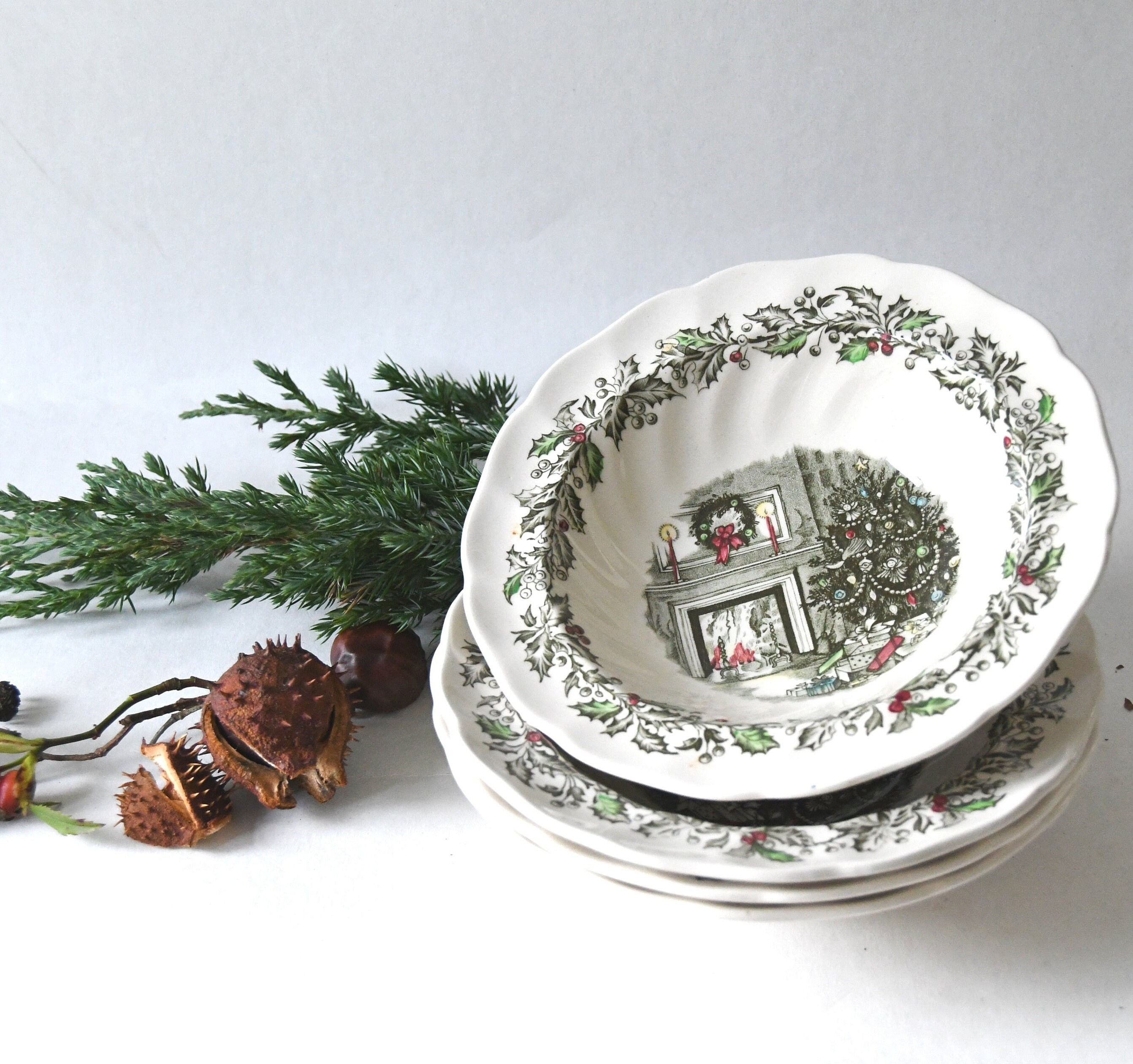 Johnson Brothers Merry Christmas - Etsy Canada