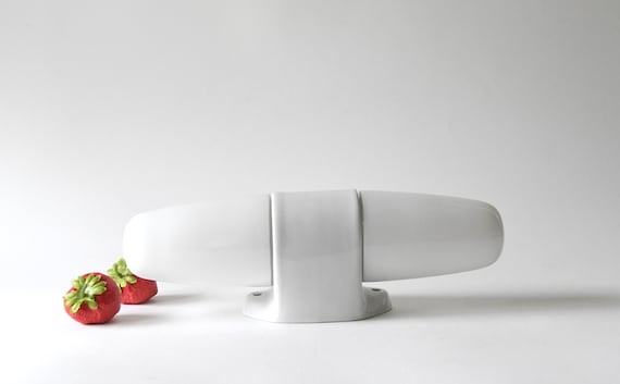 Wilhelm Wagenfeld Bathroom Lamp. Double Porcelain Sconce. Lindner
