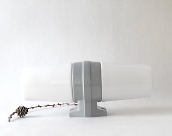 IFÖ Lamp. Large Double 6065 Bathroom fixture. Design Sigvard Bernadotte. Scandinavian Mid Century lighting