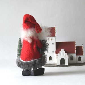 BUTTICKI de Noël scandinave Tomte / Gnome / Mom Elf Décorations en bois rétro suédoises pour les vacances de Noël image 5